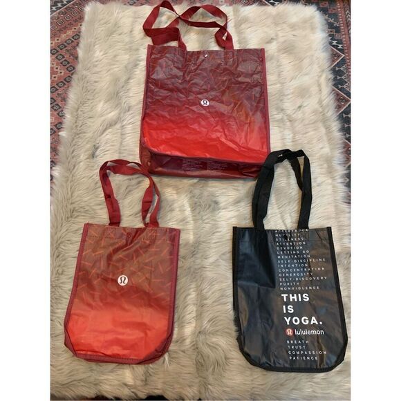 Lululemon Reusable Bags (3) - Picture 1 of 5